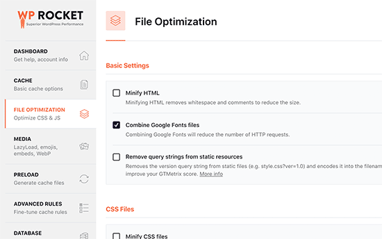 file optimization